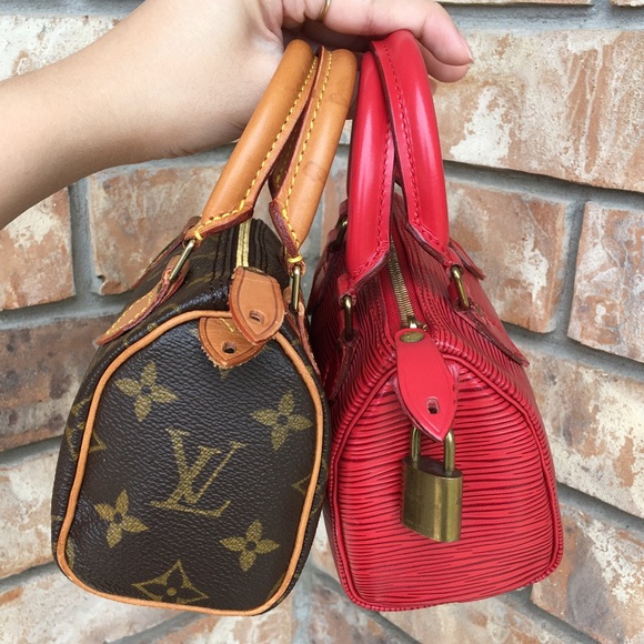 Louis Vuitton Mini Speedy Red Epi Special Order - Picture 4 of 8